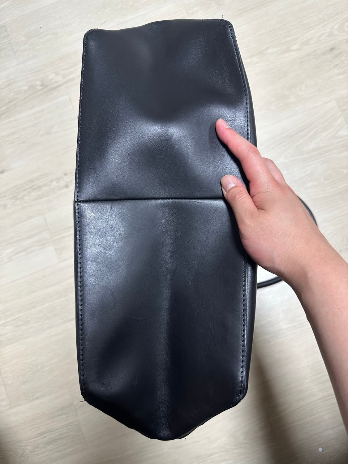L.L.Bean 엘엘빈 블랙 레더 토트백 상품이미지3