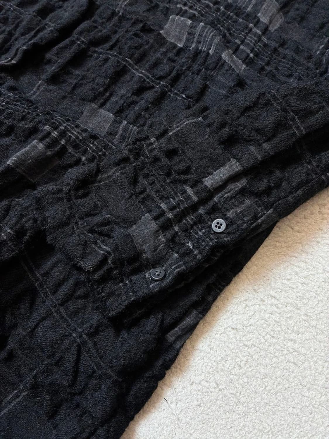 트랜짓 Transit 18AW 수소봉제 롱 셔츠 자켓 PN7690 상품이미지3