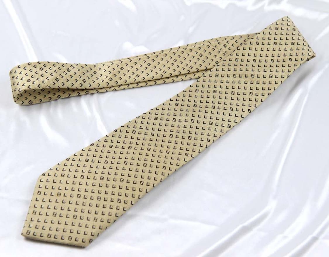 펜디 8.9cm A등급 FF로고 남자 명품 넥타이 상품이미지2