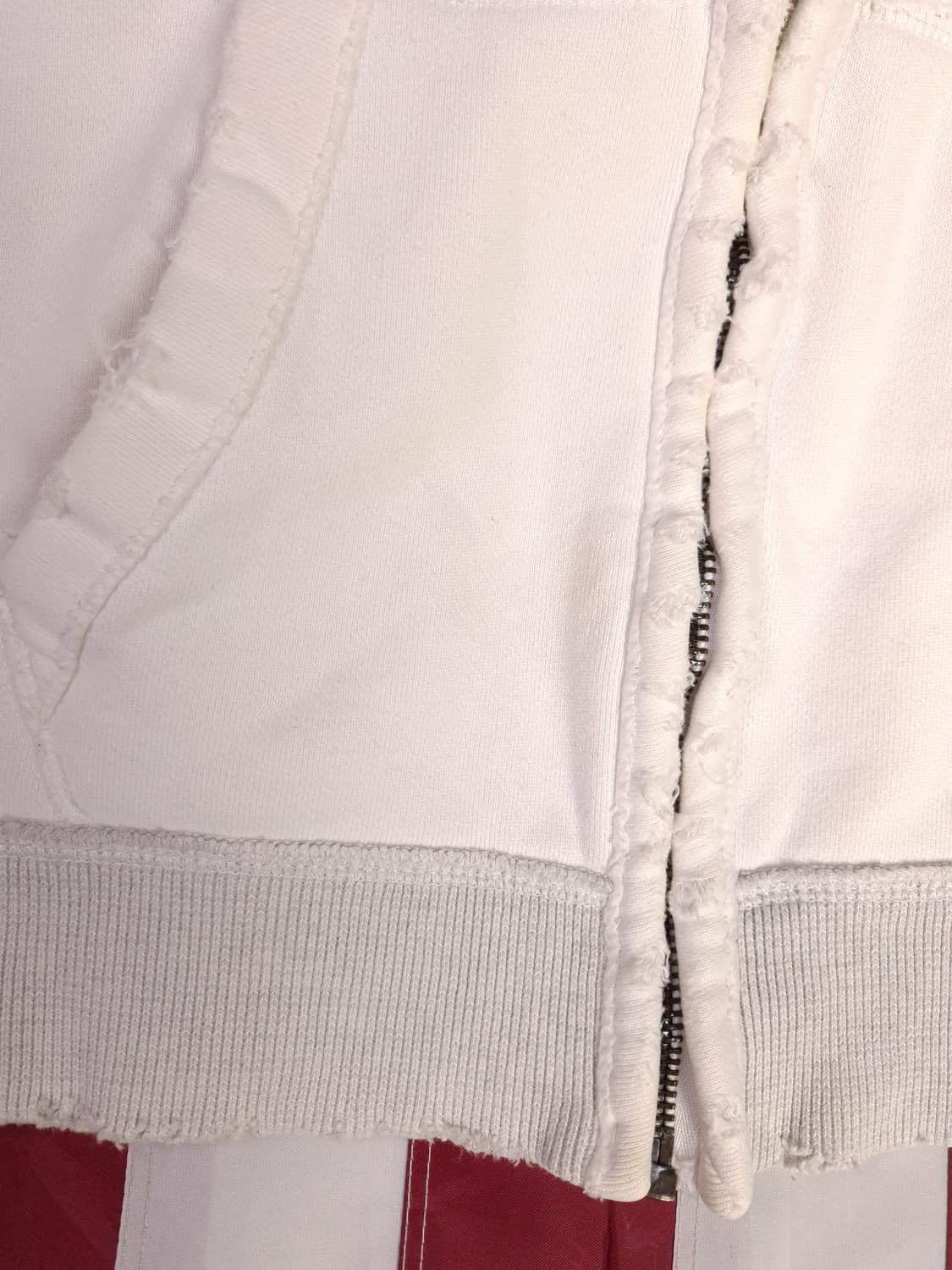 오리지날 아베크롬비 빈티지 화이트 후드 집업 상품이미지6