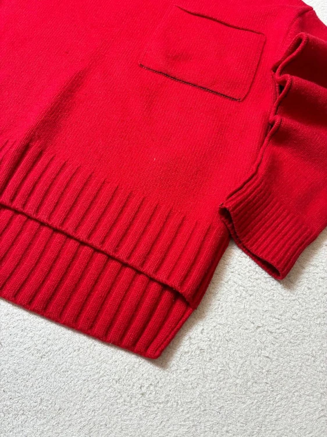 솔리드옴므 19ss 오버 크루넥 포켓 니트 PN7259 상품이미지3