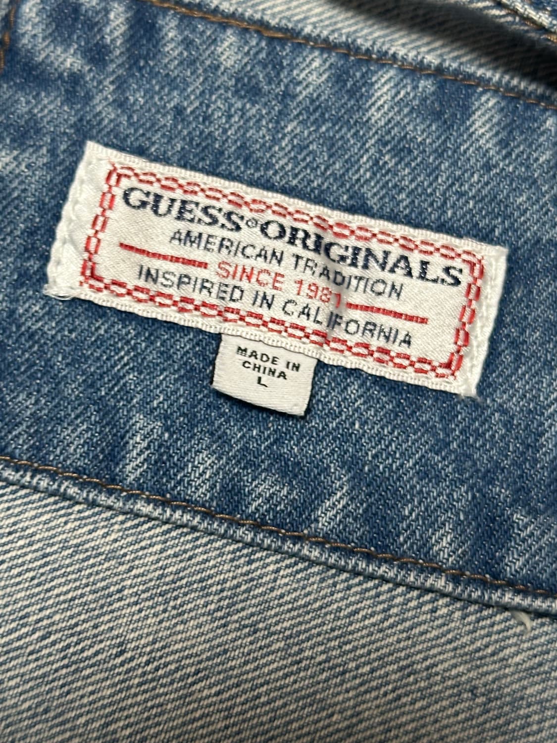 게스x펩시 데님자켓 상품이미지4