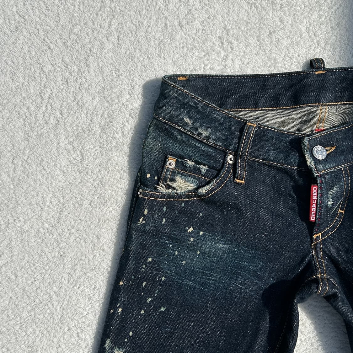 디스퀘어드2 로우라이즈 DENIM DUDS 데님 진 상품이미지3