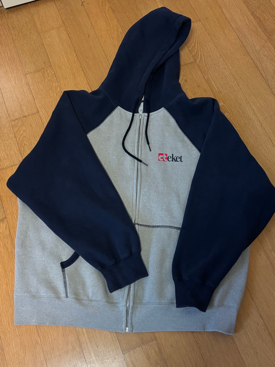 TEKET HOLLY ZIP-UP HOODIE-BEIGE 상품이미지2