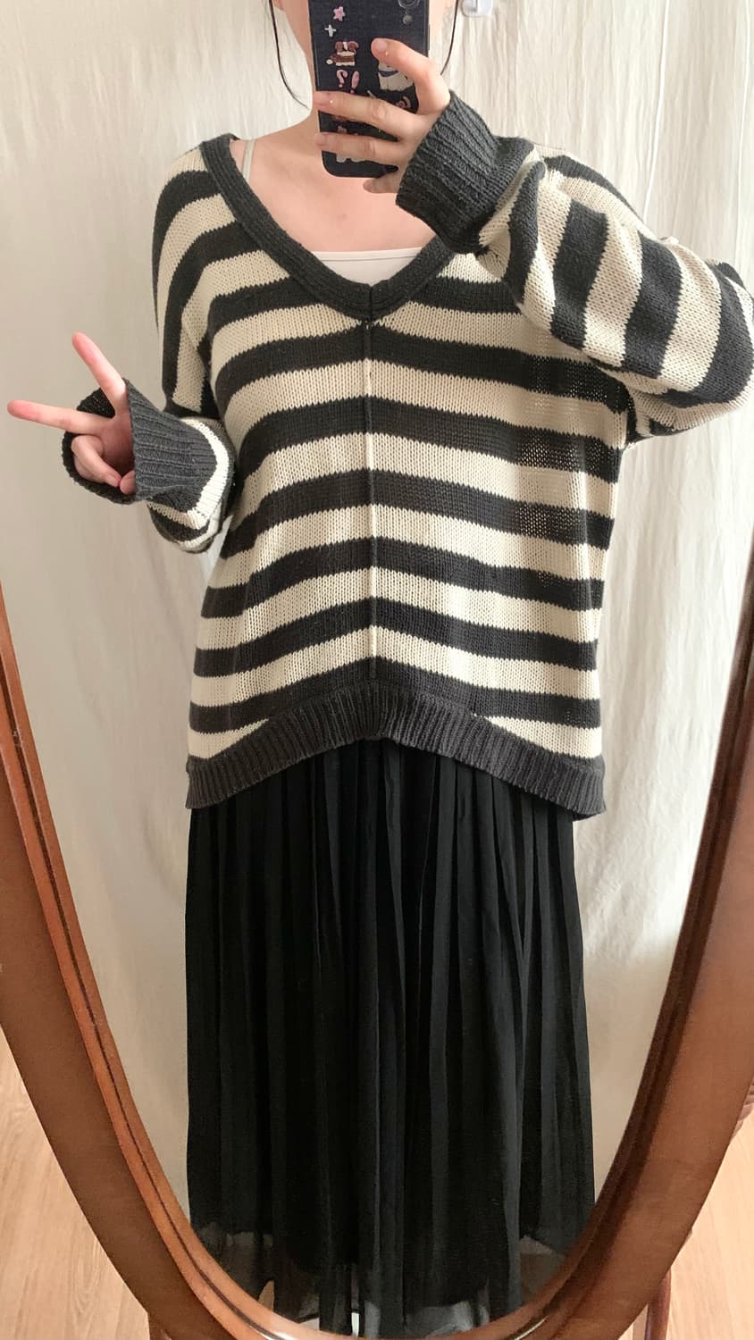 스트라이프 여리 니트 상품이미지4