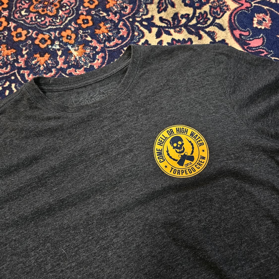 파타고니아 스컬 백로고 라운드넥 슬림 티셔츠 상품이미지4