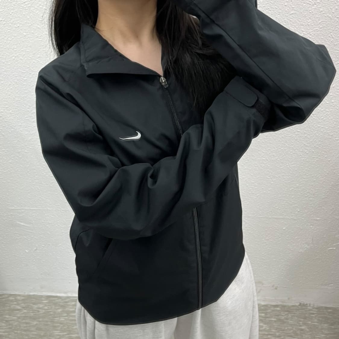나이키 00's 스우시 블랙 바람막이 M 상품이미지6