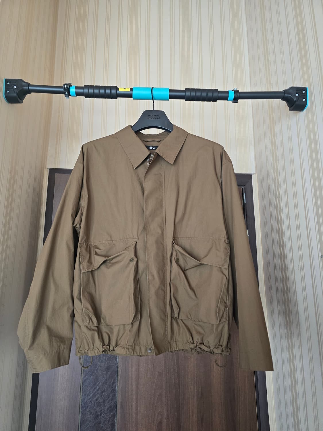 유니클로 코튼쇼츠블루종 L 상품이미지1