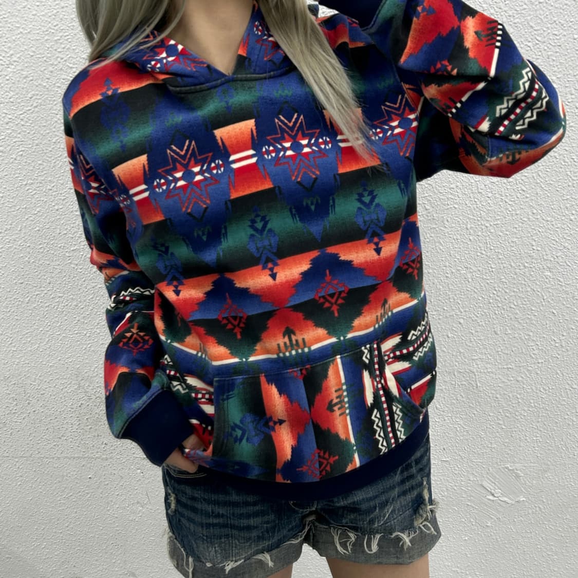 폴로 나바호 프린팅 후드 XL 상품이미지1