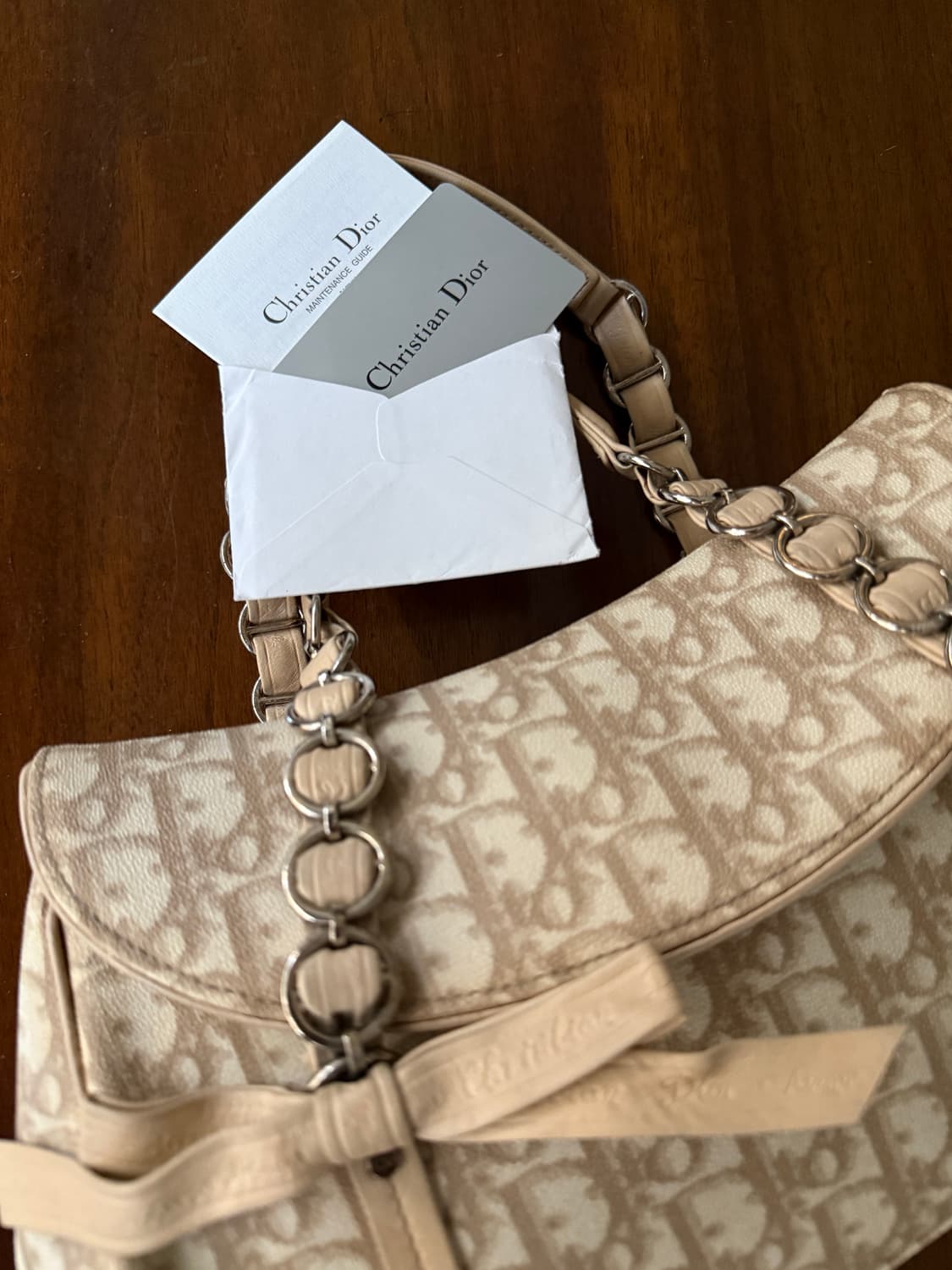 DIOR 디올 오블리크 로맨티크 체인백 베이지 상품이미지10