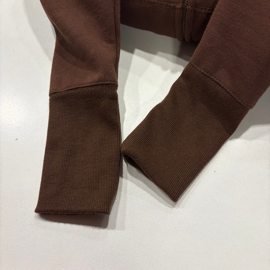 [L] 아베크롬비 울프죠 퍼 후드 집업 브라운 C922 상품이미지6