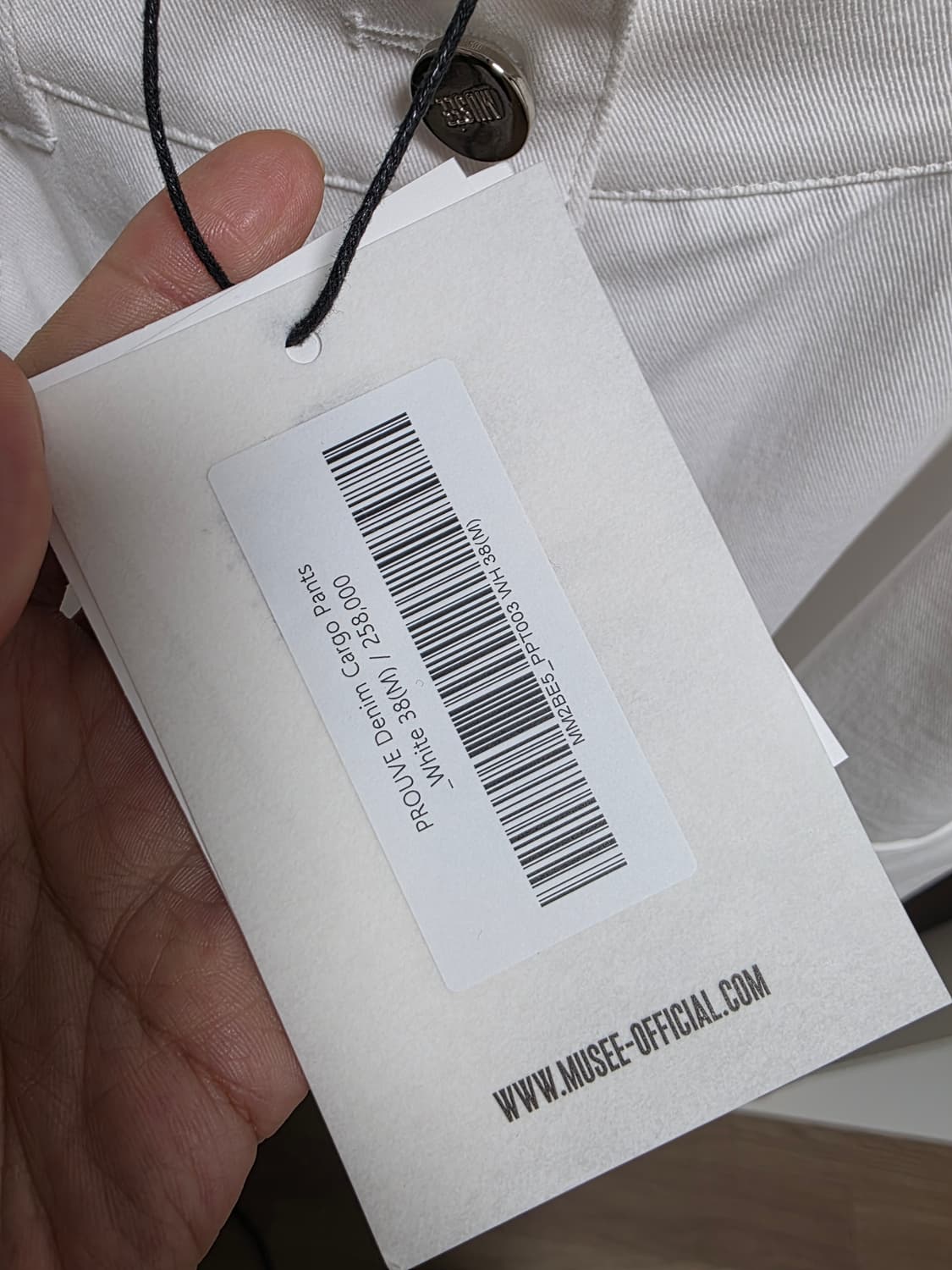 3th 뮤제 데님 카고 팬츠 38  (55반~66) 상품이미지5