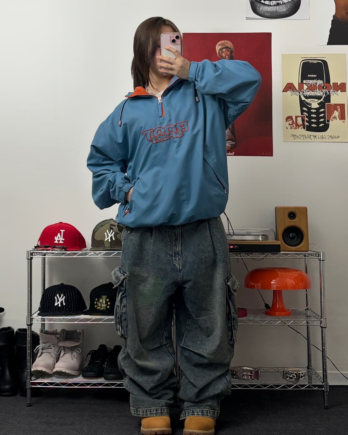 캐나다 루츠 00s 나일론 아노락 점퍼 상품이미지4