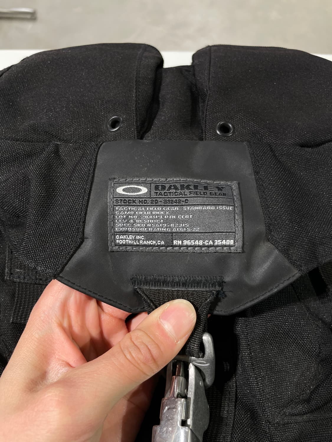 오클리 블랙 테크니컬 필드 기어 백팩 상품이미지7