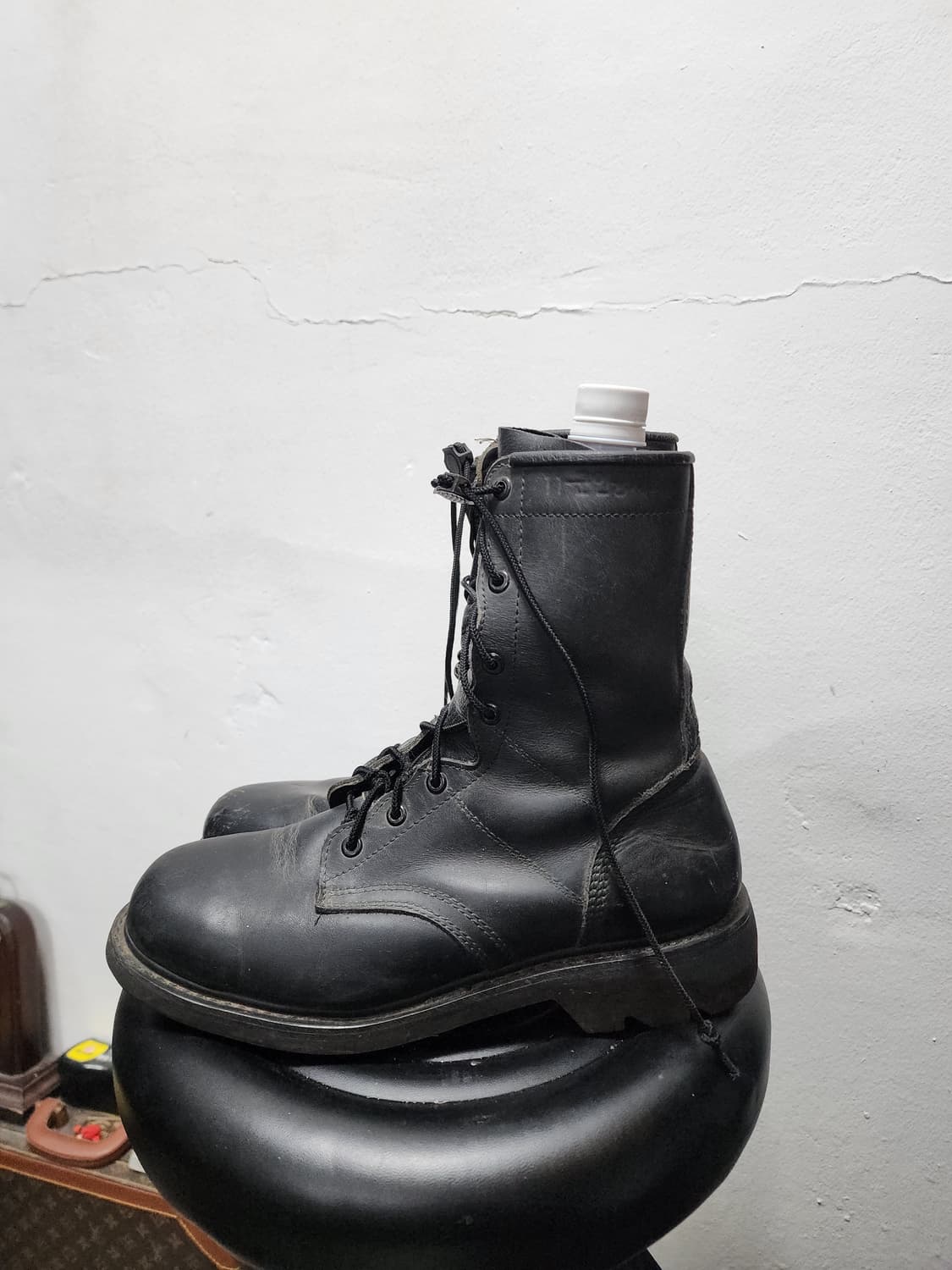 밀리터리 구형 리얼레더 전투화 상품이미지1