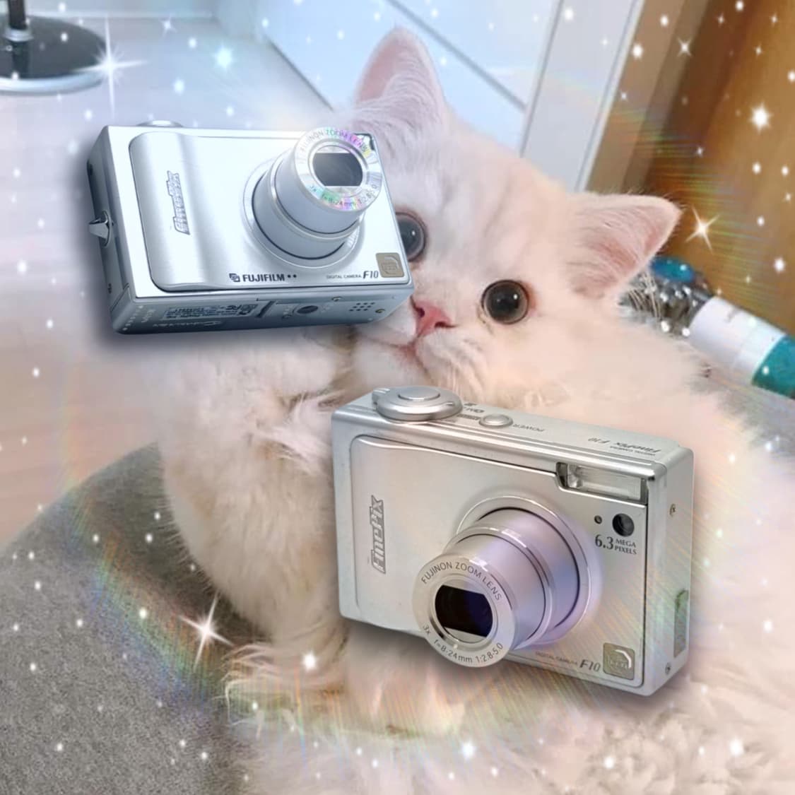 [인플루언서픽!] 후지필름 Finepix F10 실버 디지털카메라 상품이미지1