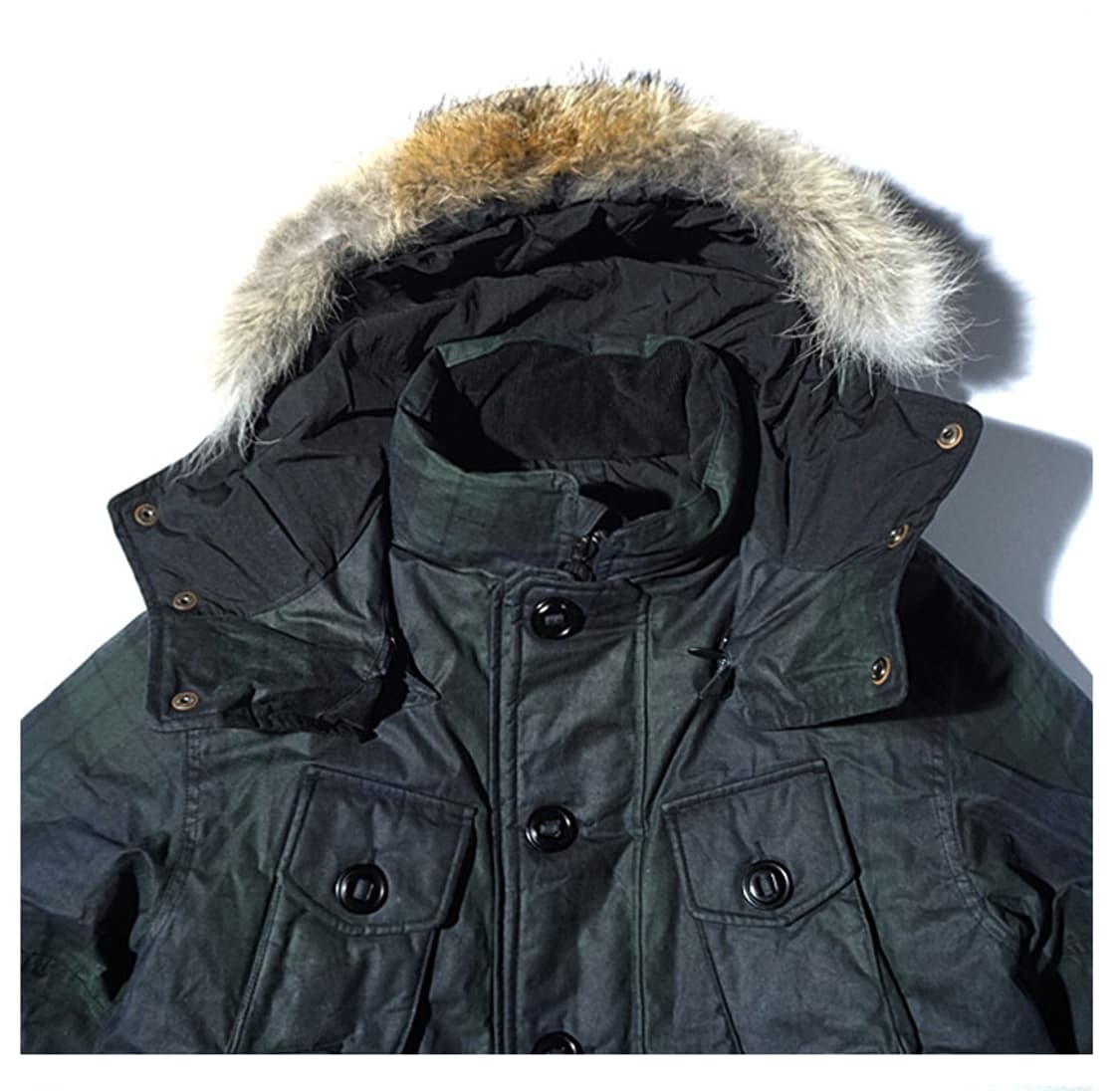 이스트로그 ECW 구스다운파카 블랙워치 M 상품이미지2