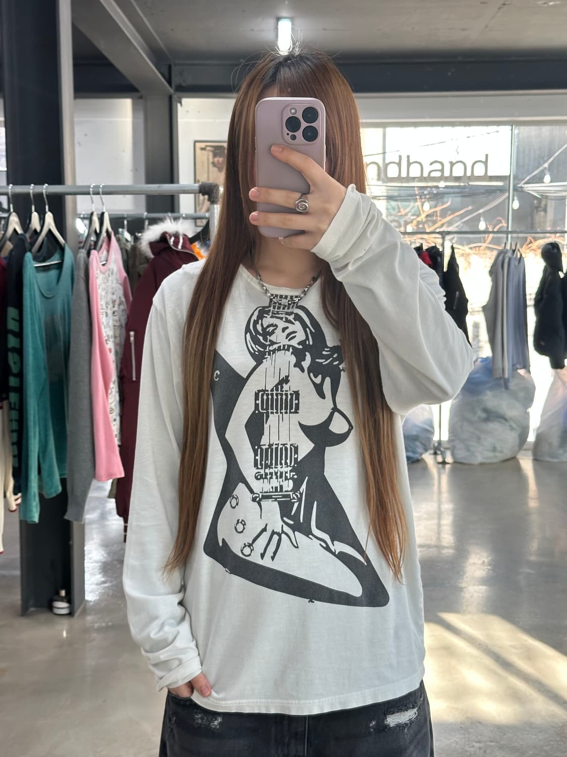 히스테릭글래머 Hysteric Rock 루즈 롱슬리브 상품이미지3