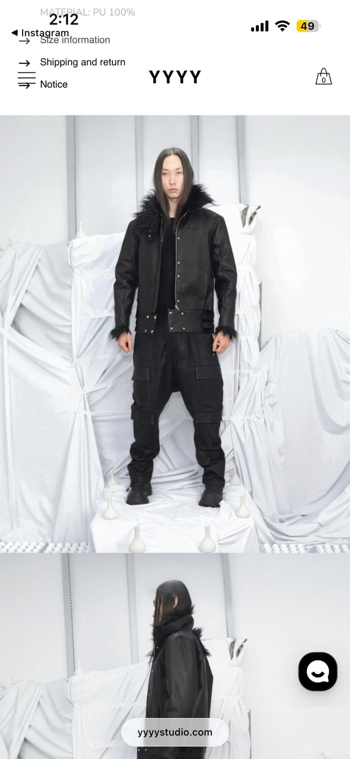 YYYY SILENT LONG-PILE FUR JACKET 2사이즈 상품이미지3