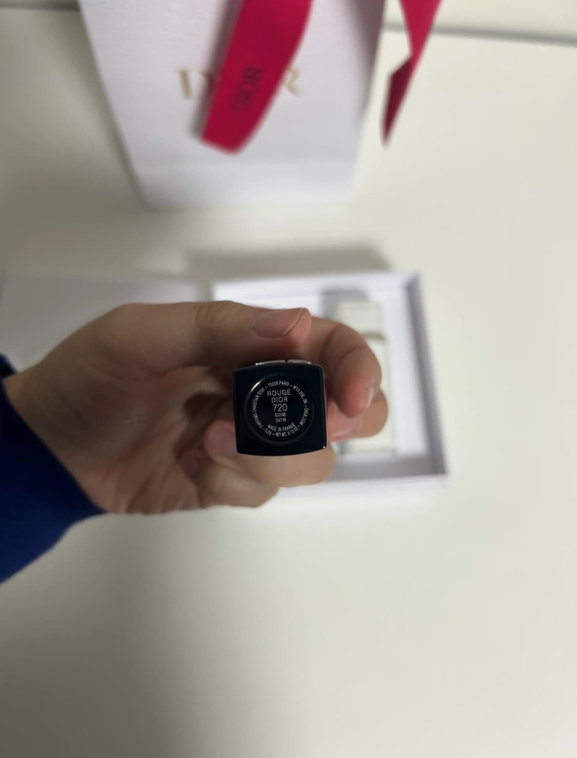 디올 루즈 디올 720 icone 사틴 립스틱 + 립 파우치 + 쇼핑백  상품이미지3