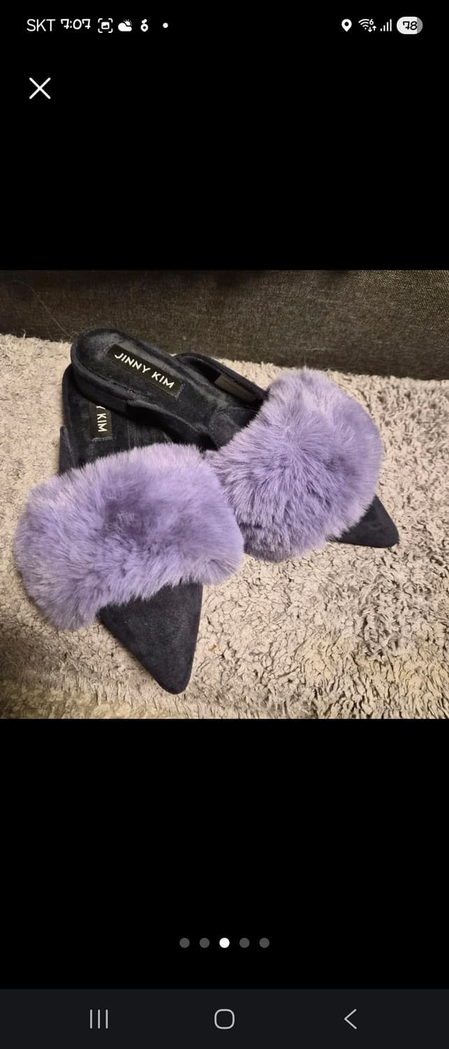 Jenny Kim 퍼장식 뮬 상품이미지3