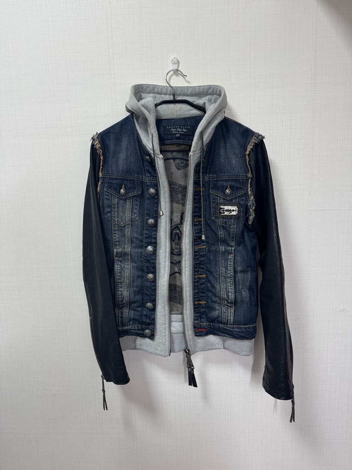 필립플레인 파이트클럽 레이어드 자켓 S 상품이미지1