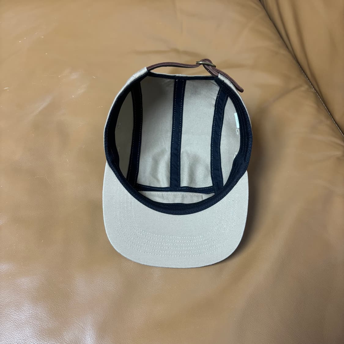 슈프림 캠프캡 모자 박스로고 워시드 탄 상품이미지6