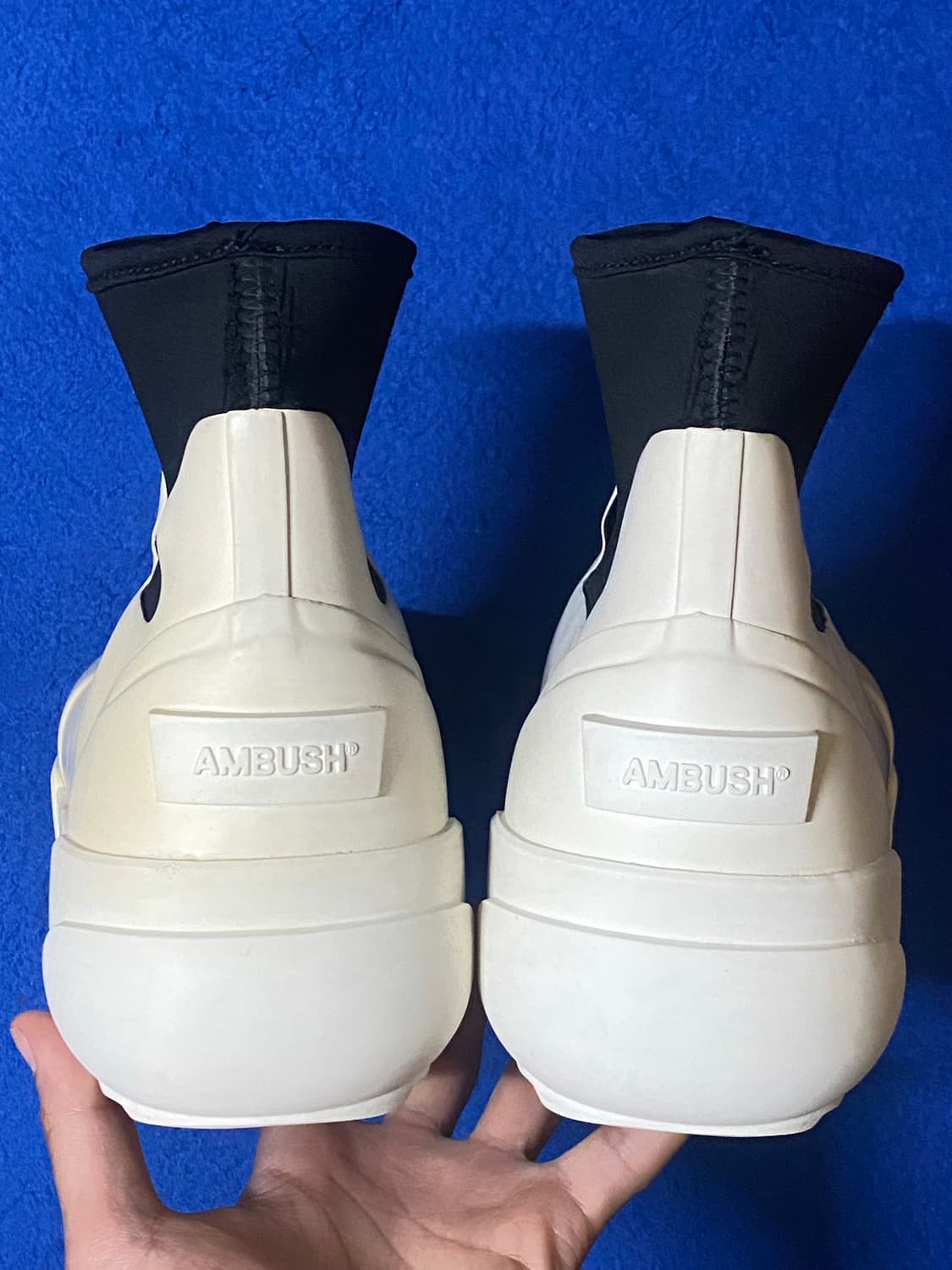 Ambush 앰부쉬 로고디테일 청키 화이트 앵클 부츠 40 상품이미지8