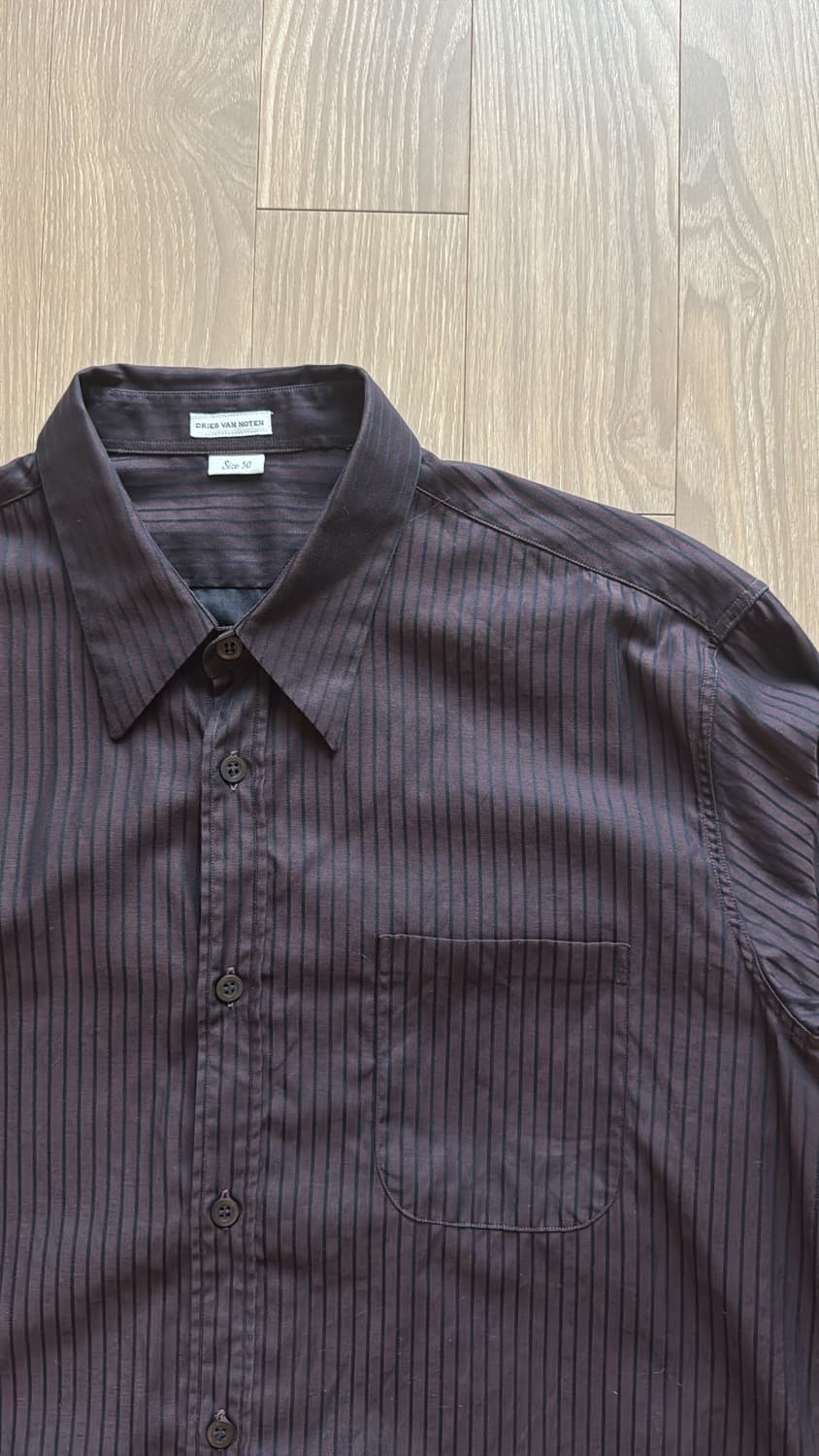 드리스반노튼 스트라이프 셔츠 상품이미지3