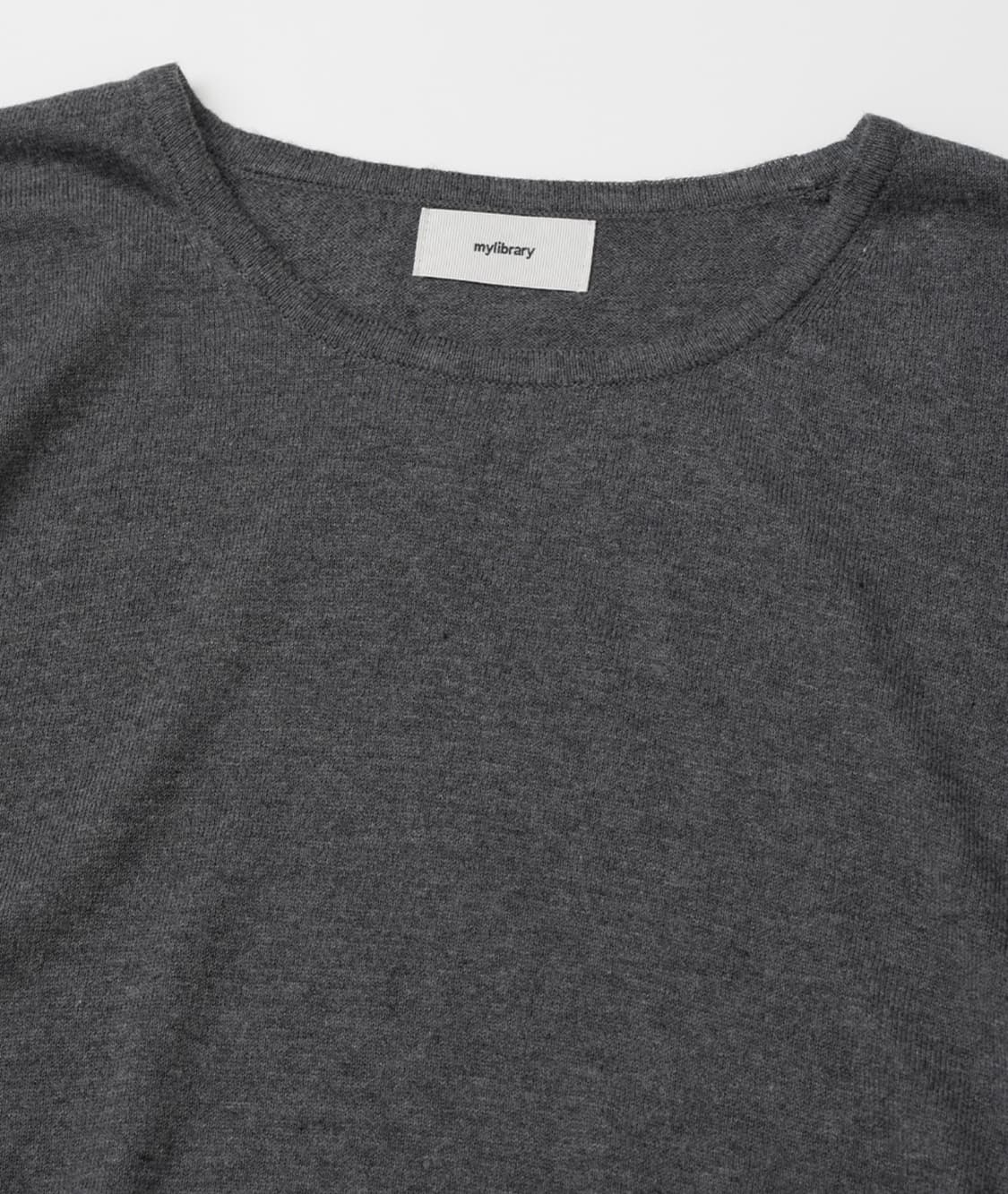 125 Silky Round Neck Knit - Mare Gray(L) 상품이미지4