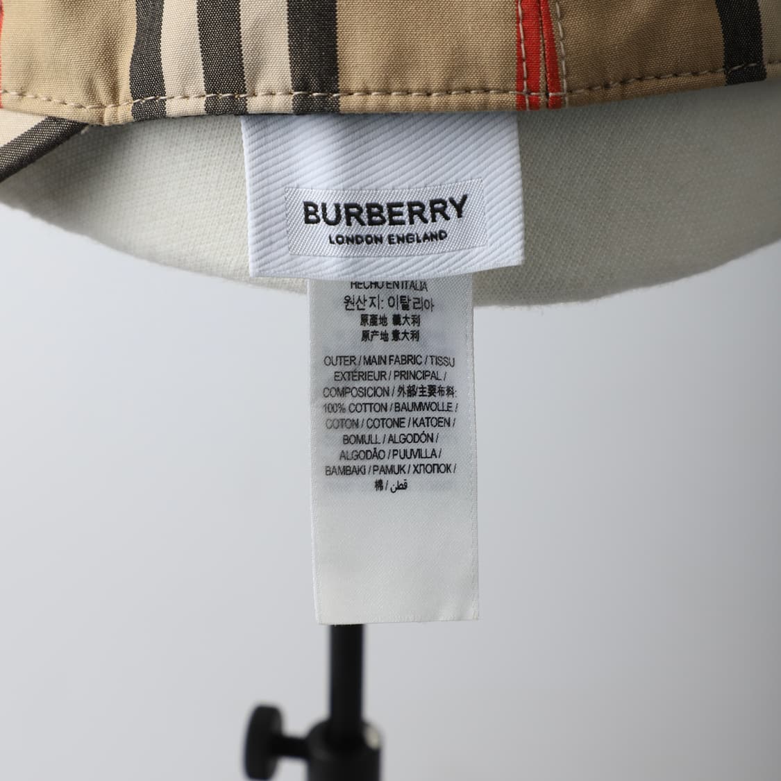 S / Burberry 버버리 TB 모노그램 모티프 빈티지 체크 볼캡 상품이미지7