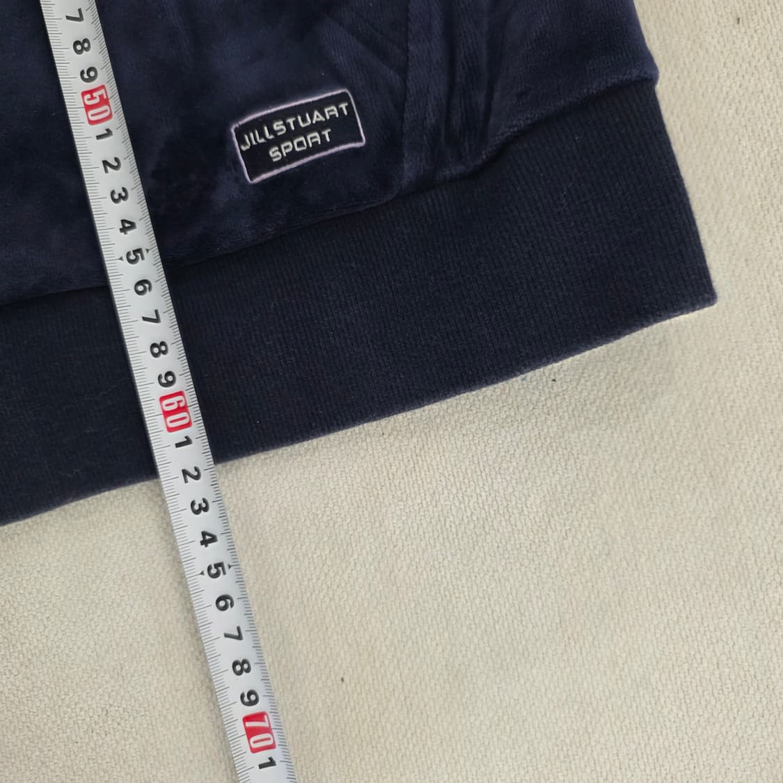 95 질스튜어트 스포츠 벨루아 벨벳 집업 0225J 상품이미지7