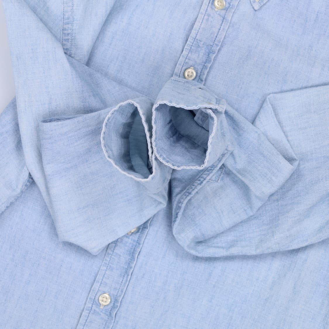 [M] 신형 폴로 랄프로렌 여성 샴브레이 데님 셔츠 청남방 3786 상품이미지4