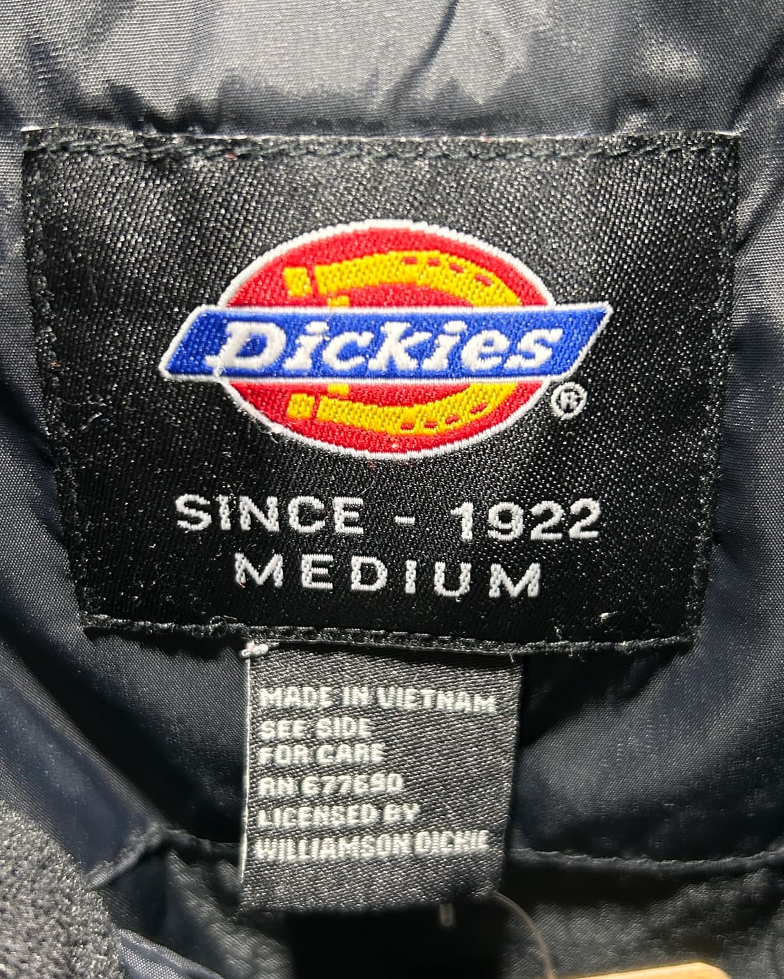 M 디키즈 심볼로고 블랙 라이트 패딩 상품이미지5