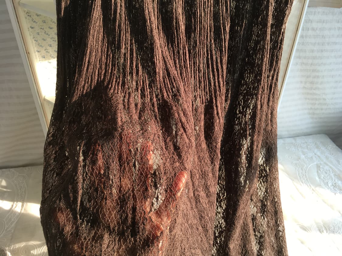 빈티지 브라운 레이스 레이어드 스커트 상품이미지6