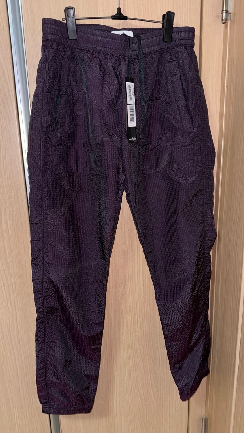 스톤아일랜드 블랙퍼플 나일론팬츠 상품이미지3