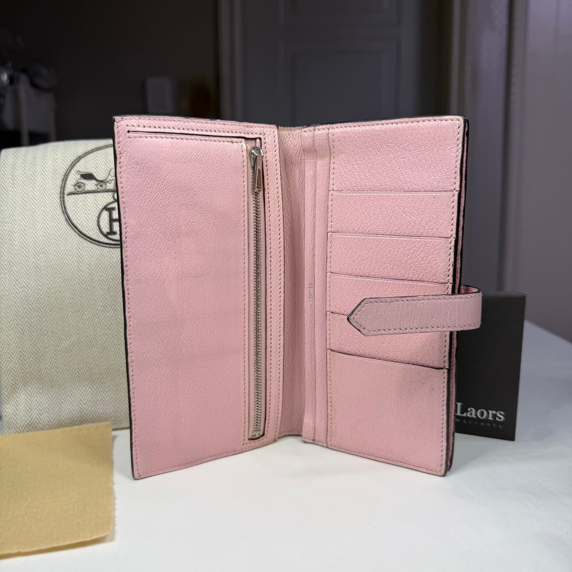 에르메스 베안 월렛 미조레 고트스킨 장지갑 상품이미지4