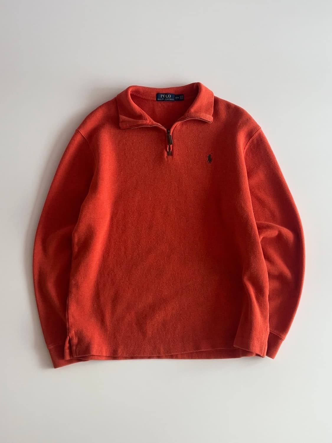 폴로 랄프로렌 오렌지 쿼터집업 M 상품이미지1