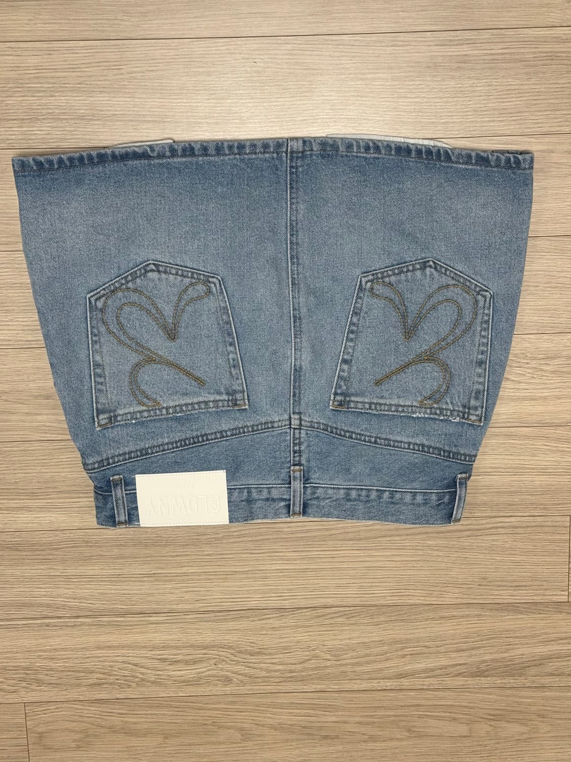 글로니 클래식 데님 스커트 L 상품이미지3