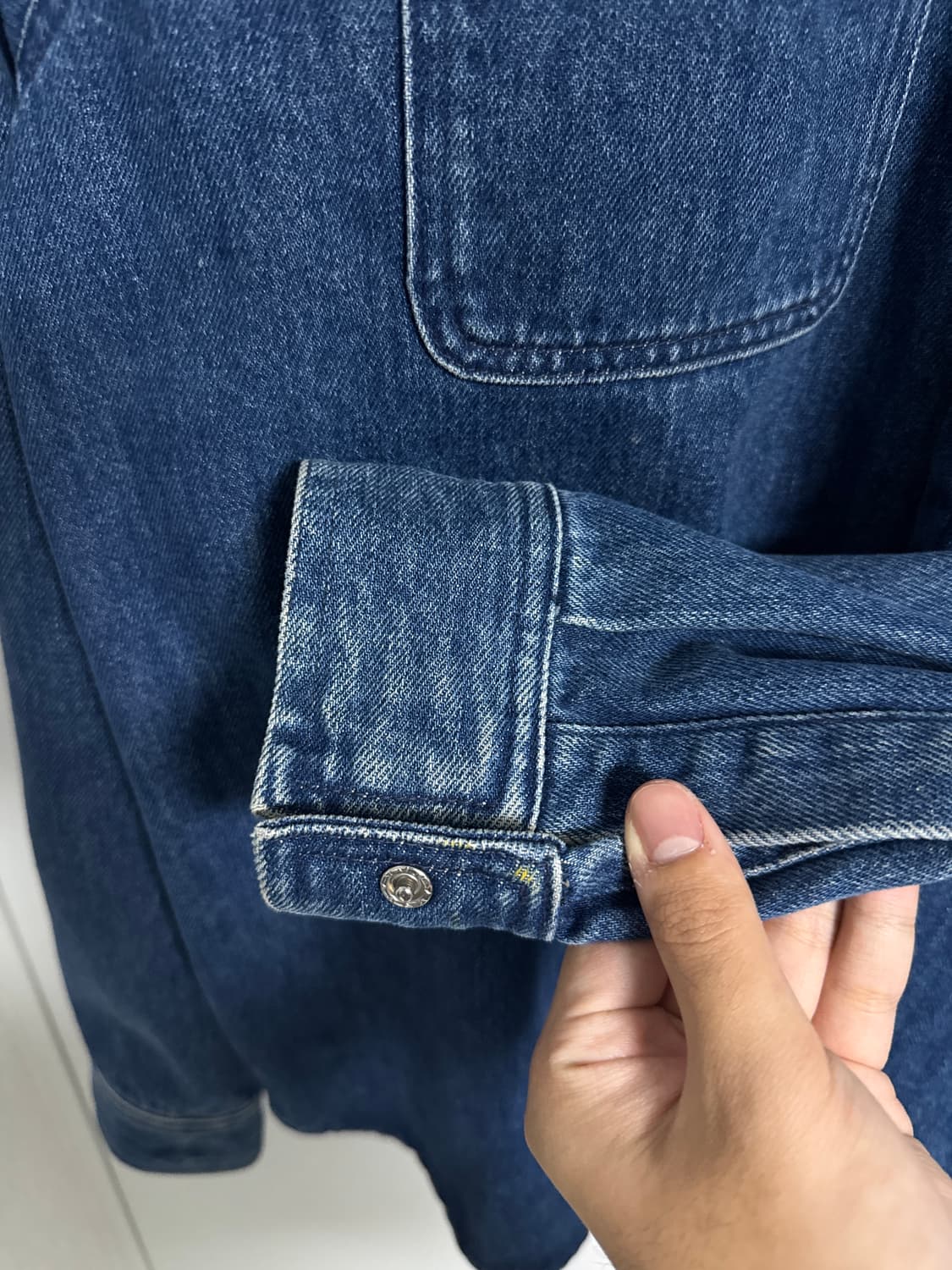 칼하트 wip 데님셔츠자켓 L 상품이미지3