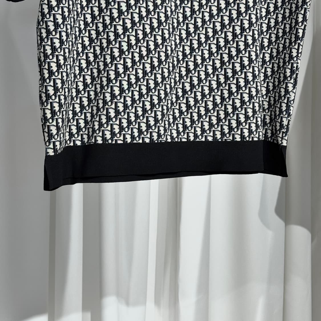 [새상품급] 디올 오블리크 자카드 니트 카라티 폴로티 상품이미지6