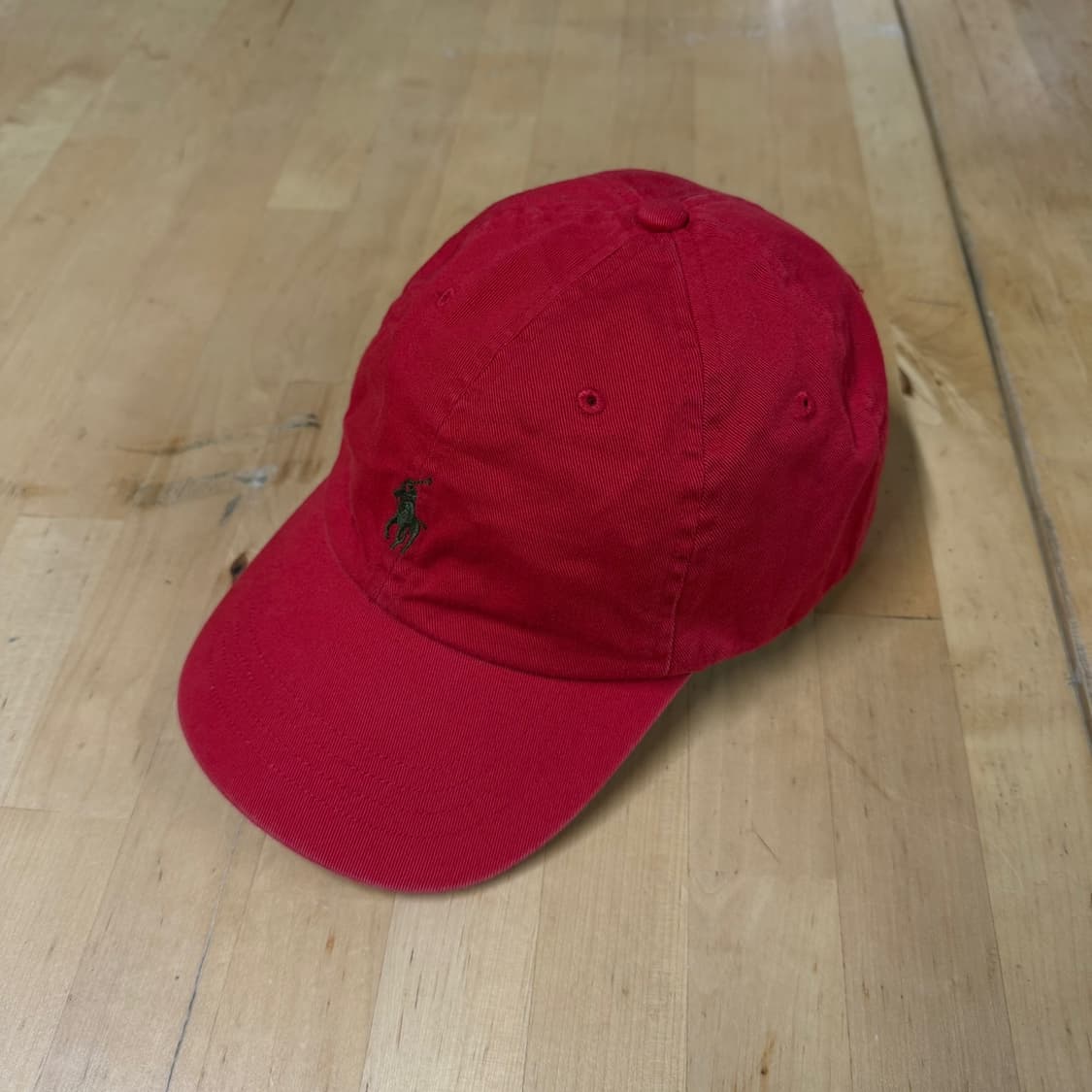 폴로 랄프로렌 레드 볼캡 모자 상품이미지1