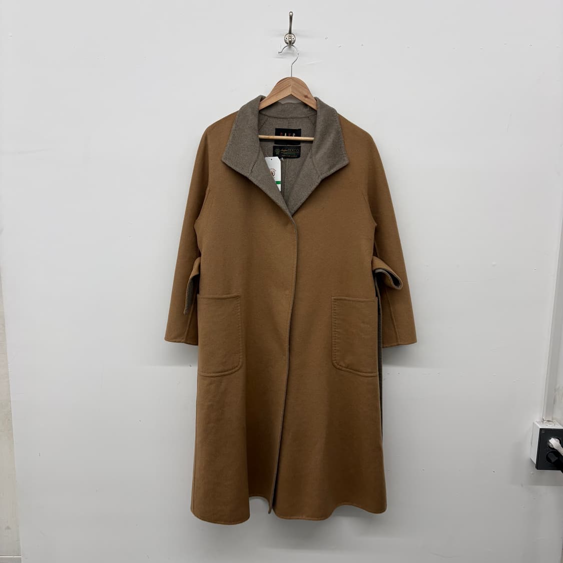 닥스 캐시미어 코트 브라운 여성용L 상품이미지1
