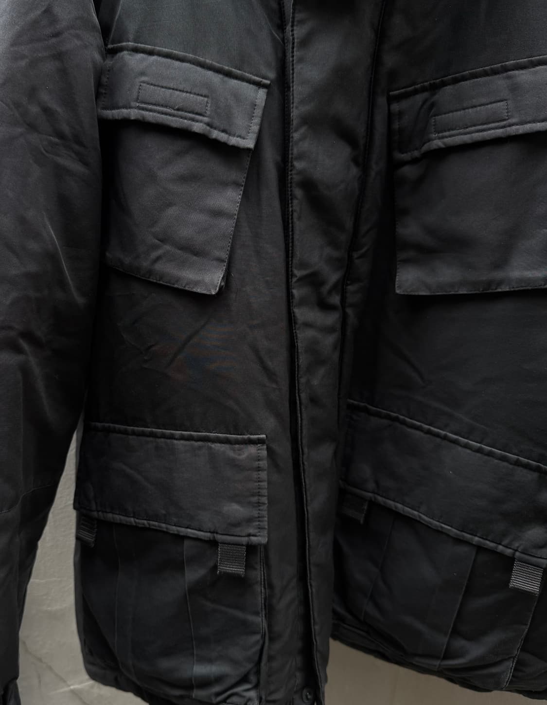 ppfm 밀리터리 비대칭 포켓 다운 패딩 자켓 상품이미지5