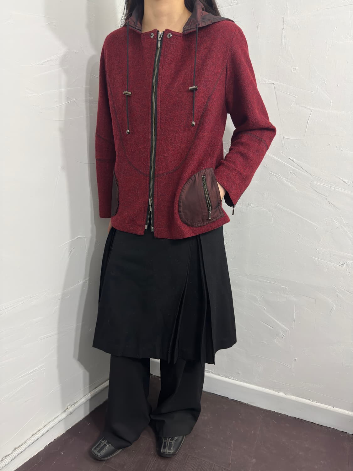 diberry design hood twoway jacket 상품이미지4