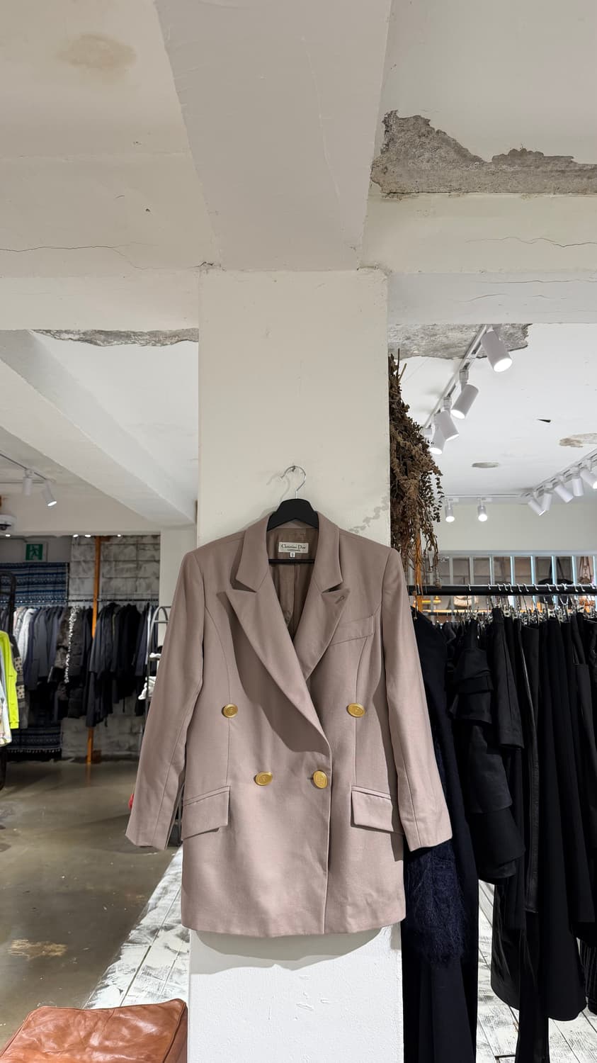 크리스찬 디올 베이지 더블 브레스티드 블레이저 상품이미지4