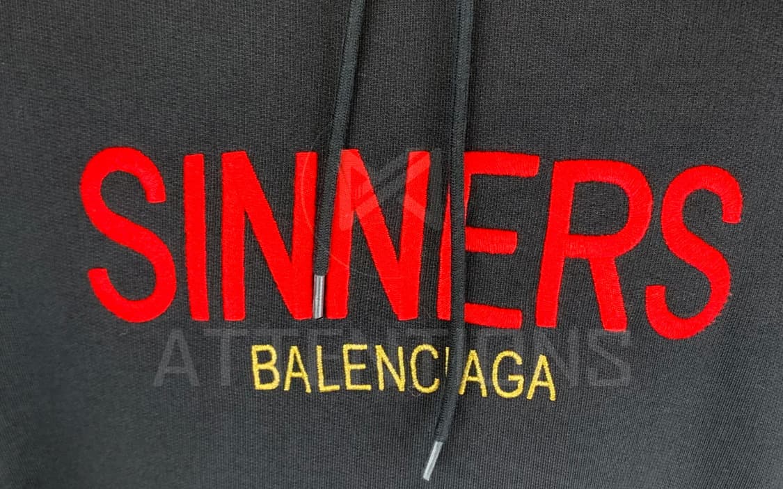 발렌시아가 시너스 후드 블랙 M 상품이미지3