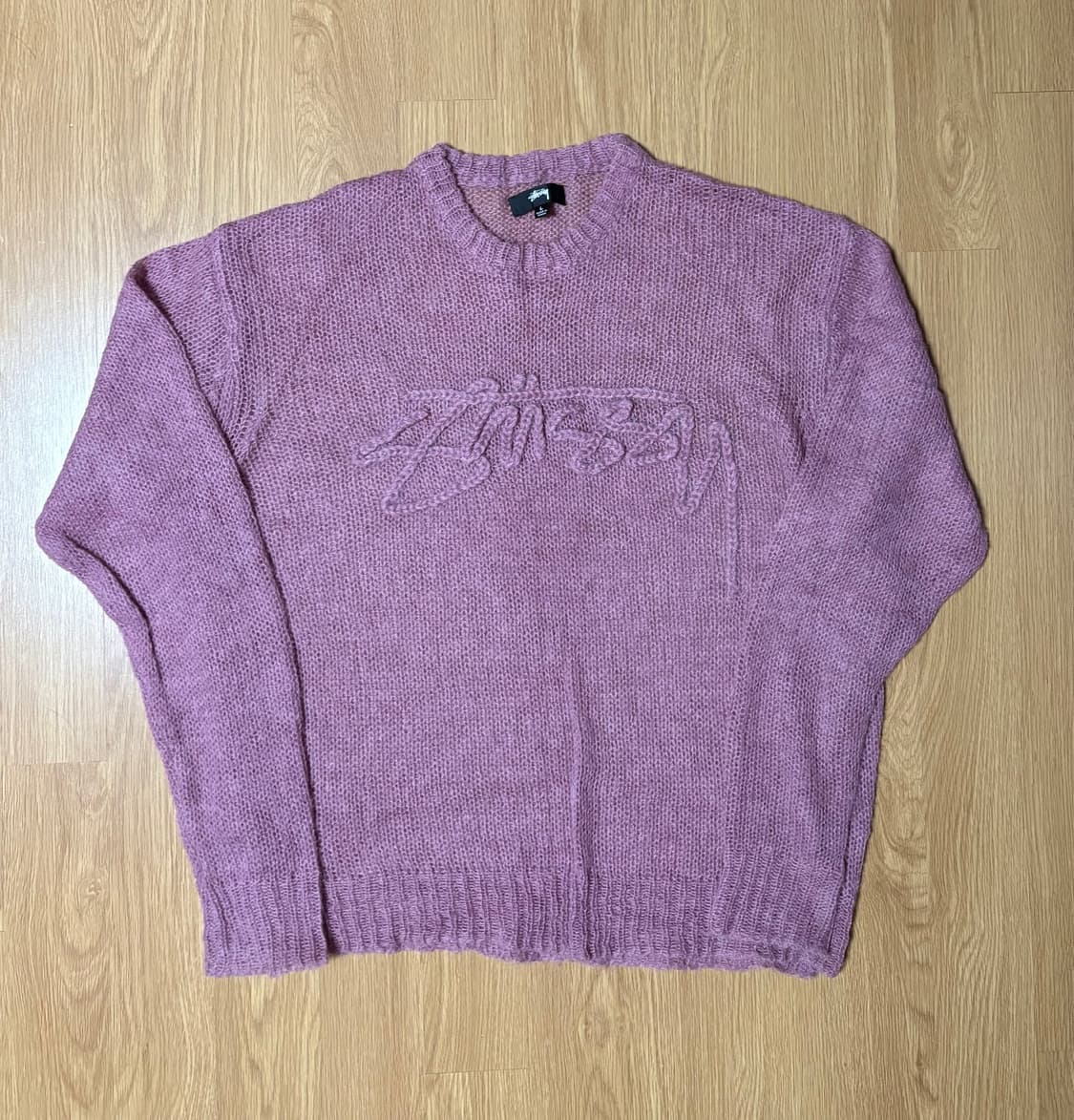 Stussy loose knit logo sweater 상품이미지2