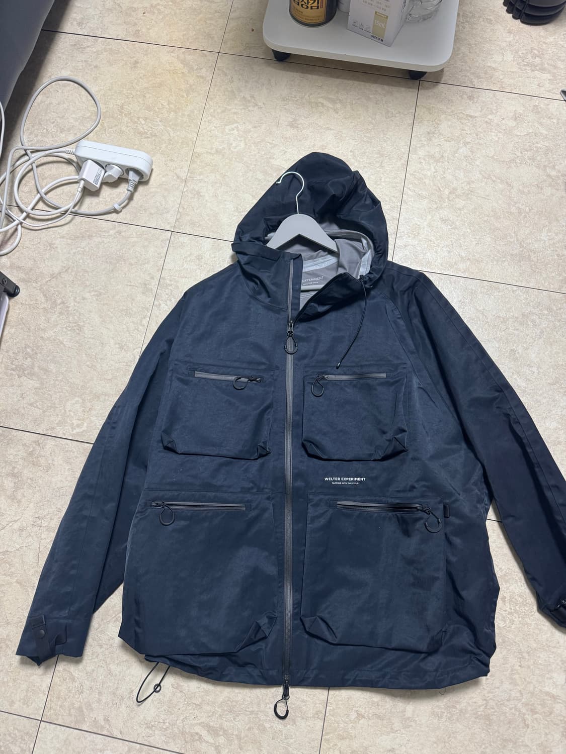 웰터익스페리먼트 네이비 자켓 2사이드 상품이미지1