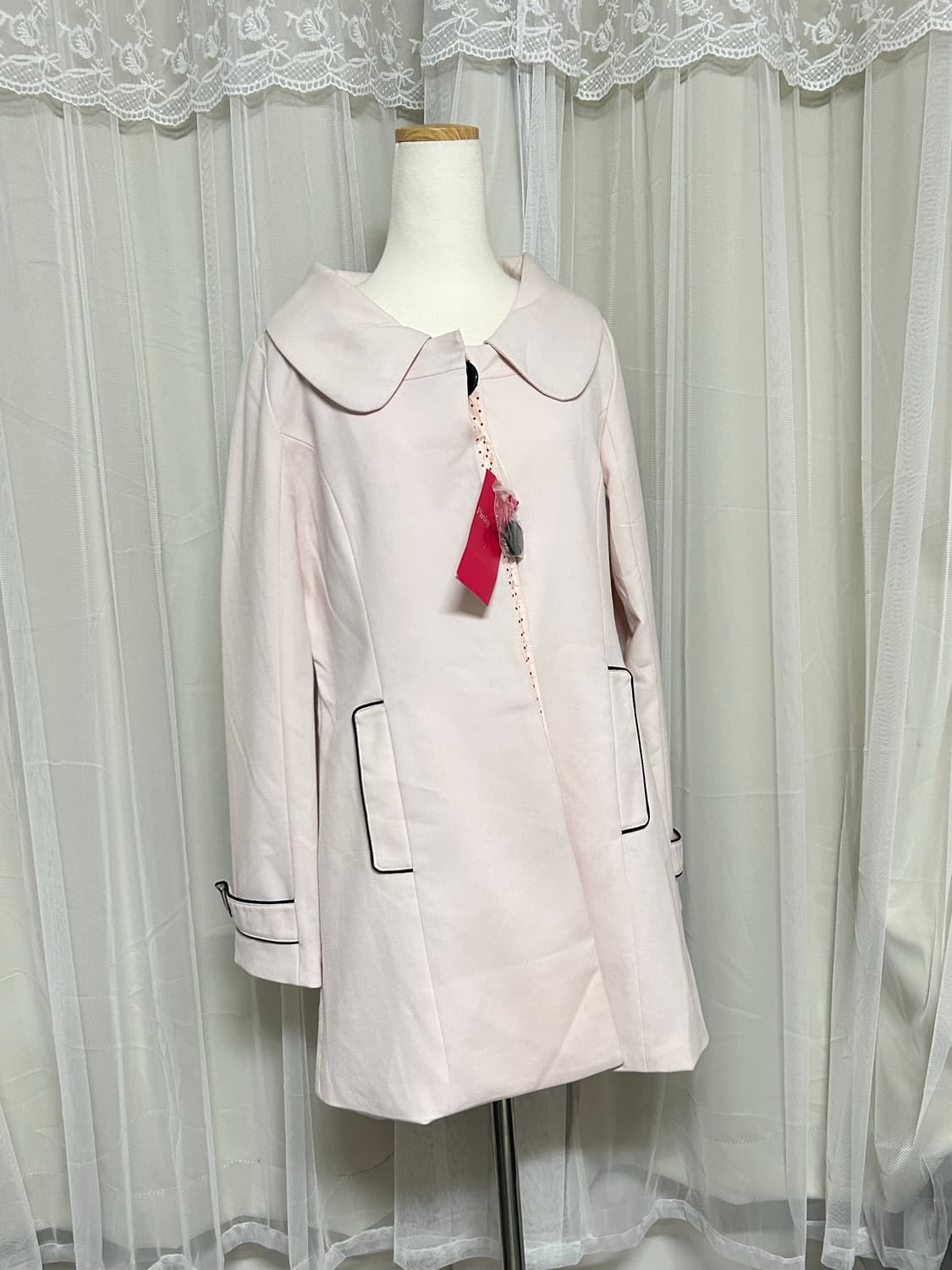 Pinky girls 히메갸루 연핑크 코트 데드스탁 라떼걀 상품이미지1